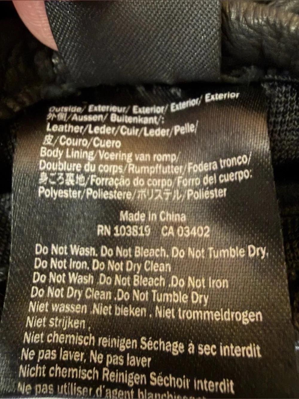 Harley-Davidson Black Leather Riding Gloves with Logo Patch